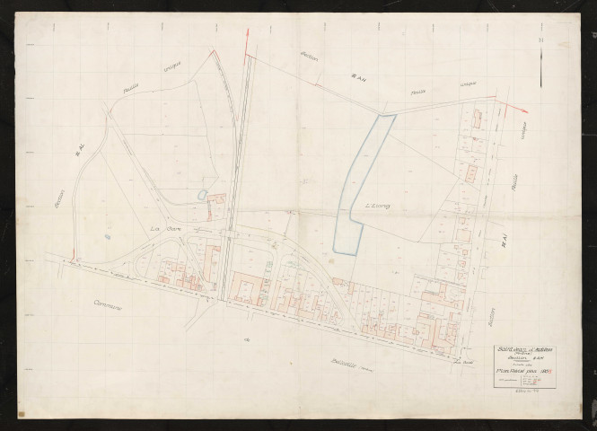 Section AK. Plan révisé pour 1955.