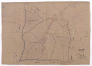 Section A 3e feuille (partie de l'ancienne feuille unique). Plan révisé pour 1933.