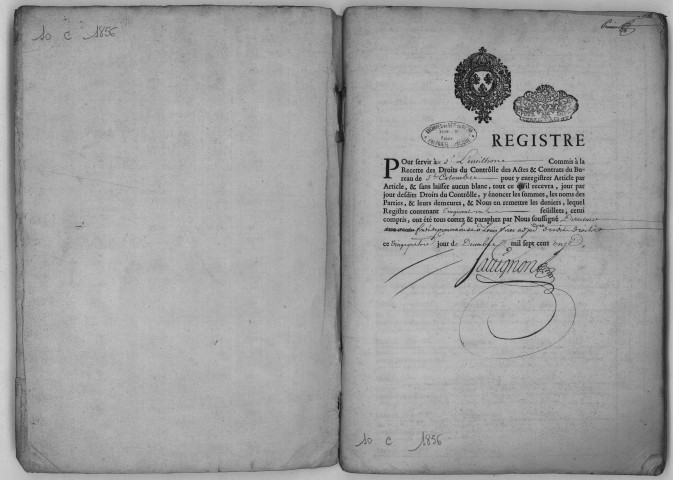 24 décembre 1711-8 avril 1715.