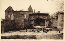 Millery. Château de la Gallée. Entrée du château.