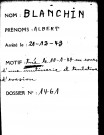 BLANCHIN Albert