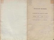 État de sections.