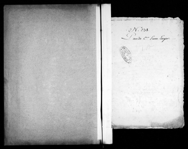 Dossiers n° 238-256.