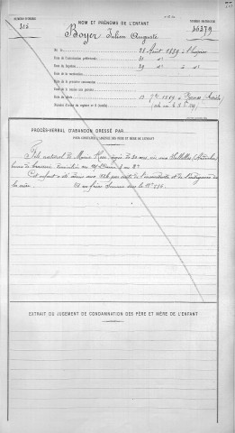 BOYER, Julien, Auguste.