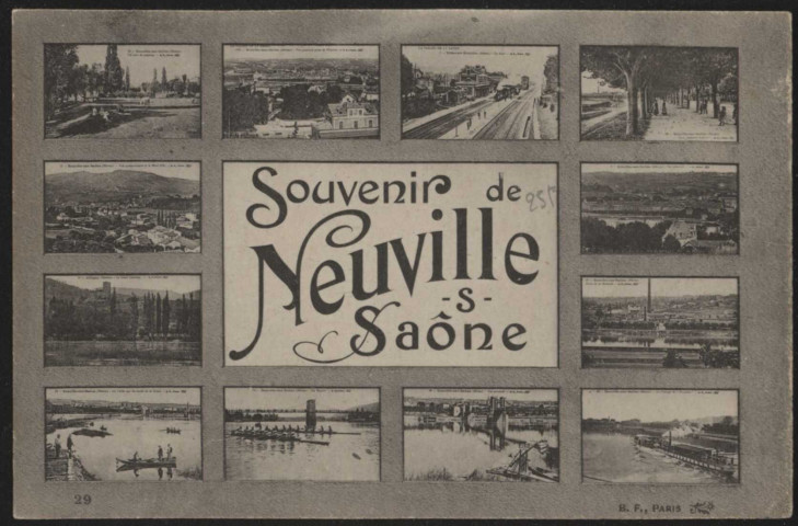 Souvenir de Neuville-sur-Saône.