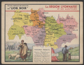 La région lyonnaise et ses alentours.