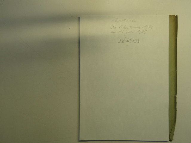 6 septembre 1891-11 juin 1895