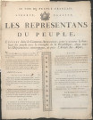 Les représentants du Peuple, envoyés dans la Commune-Affranchie, pour y assurer le bonheur du Peuple avec le triomphe de la République, dans tous les départements environnants, et près l'Armée des Alpes (9 Nivôse an II).