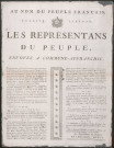 Les représentants du peuple, envoyés à commune-affranchie.