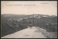 Saint-Joseph-en-Beaujolais. Route du col du Truges.