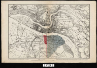 Eglise Saint-Joseph : plan du 6e arrondissement municipal de Lyon, annexé au procès-verbal de délimitation de la paroisse du 8 avril 1872.