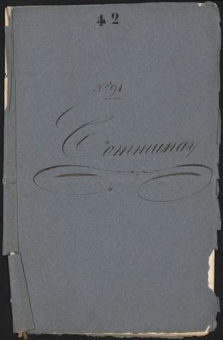 Communay, 18 mai 1829.