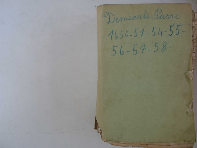 1650-1651 ; 20 décembre 1653 ; 1654-1658 1660-1668