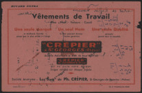 Vêtements de travail Crépier - Saint-Georges-de-Reneins.
