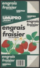Modèle de la boite pour engrais fraisier avec insecticide « Umupro jardin ».