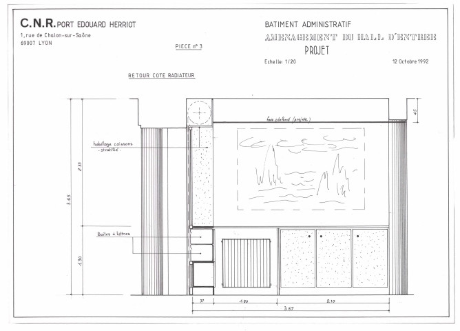 Bâtiment administratif du port Édouard Herriot (7e arrondissement de Lyon).