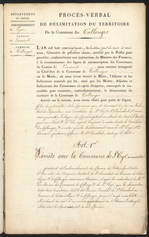 Collonges, 8 mai 1824.