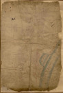 Section B du plan de Vaise, feuille unique : copie modifiée du plan napoléonien avec la gare de Vaise.