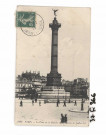 Place de la Bastille et colonne de Juillet.