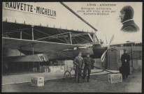 Monoplan Antoinette poids 450 kg, piloté par Hauvette-Michelin.