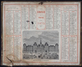 Almanach des Postes 1875.