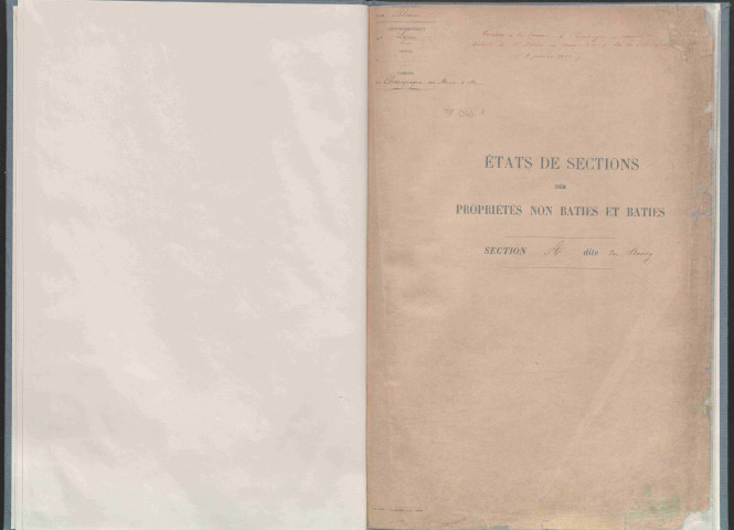 État de sections.
