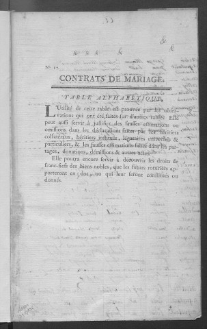 Octobre 1774-1er vendémiaire an XII (numéro de volume non indiqué).