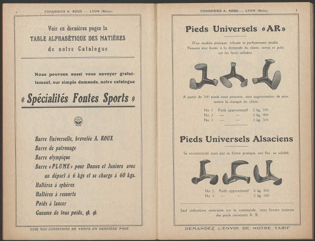 Fonderie Antoine Roux - Lyon.