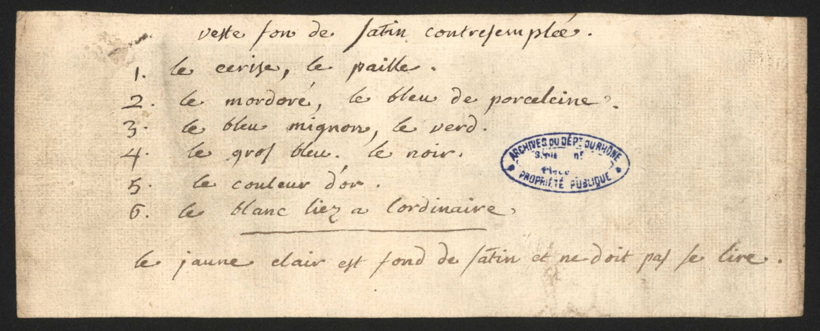 Patron coloré avec des motifs floraux pour veste à fond de satin contresemplé.