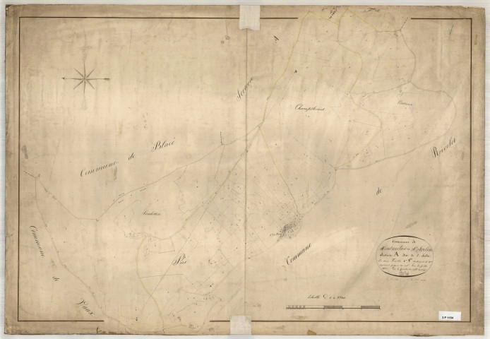 Section A dite de Saint-Sorlin, feuille n°1 (parcelles 1-133).