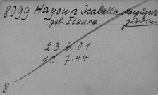 HAYOUN Isabelle Marguerite (née FLEURET)