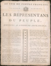 Les représentants du Peuple, envoyés à Commune-Affranchie (14 Floréal An II).