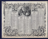 Calendrier pour l'année 1842.