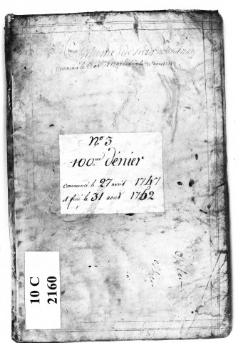 27 avril 1747-31 août 1752.
