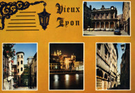 Lyon. Vieux Lyon. Vues multiples en mosaïque.