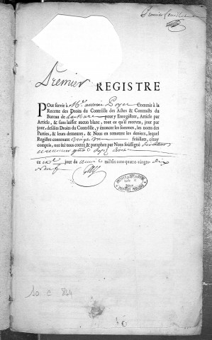 11 avril 1699-24 novembre 1700.