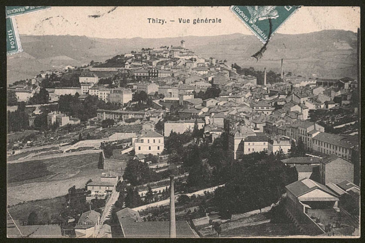 Thizy. Vue générale.