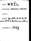 WEIL Joseph Fritz