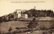 Les Sauvages. Vue générale du pèlerinage de Notre-Dame de la Roche.