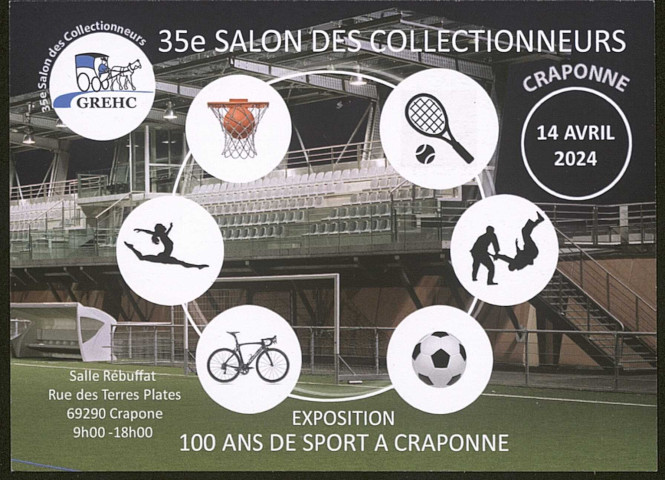 Craponne. 35e salon des collectionneurs (14 avril 2024).