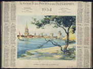 Almanach des Postes et des Télégraphes 1934.