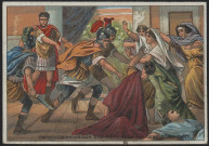 N° 54 – Caracalla assassine son frère dans les bras de sa mère.