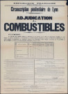 Circonscription pénitentiaire de Lyon. Adjudication de combustibles (23 février 1935).