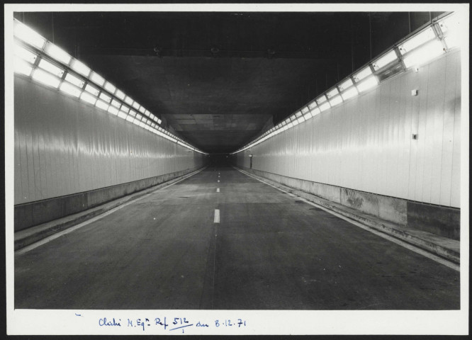 Intérieur du tunnel.