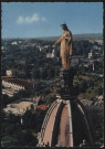 Lyon. Vierge du clocher de Notre-Dame de Fourvière.