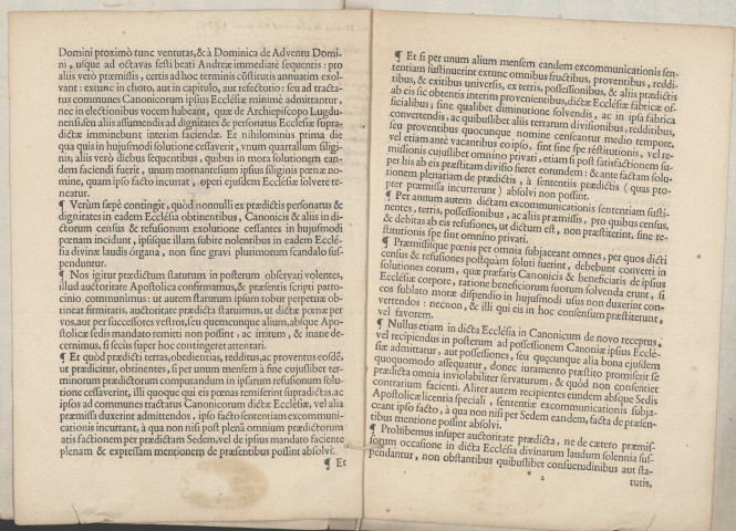 Constitution grégorienne, ou bulle du pape Grégoire X, confirmant les statuts du chapitre sur la paie et les réfusions.