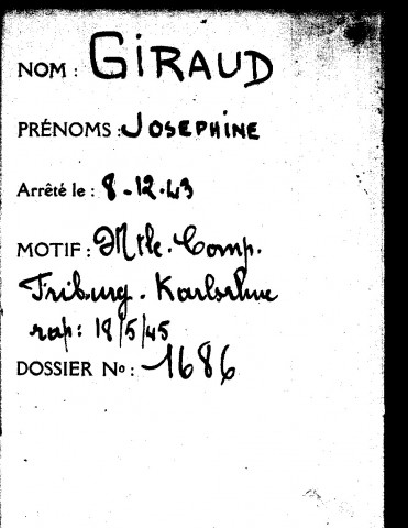 GIRAUD Joséphine