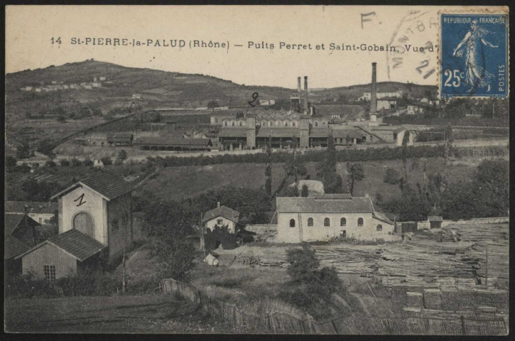 Saint-Pierre-la-Palud. Puits Perret et Saint-Gobain.