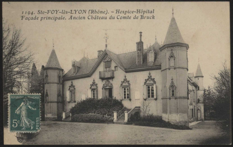 Sainte-Foy-lès-Lyon. Hospice-hôpital.