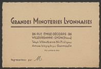 Grandes minoteries lyonnaises - Villeurbanne.